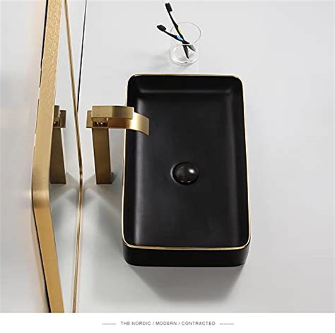 B Backline Ceramic Table Top, Counter Top Wash Basin 24 X 14 X 5 Inche