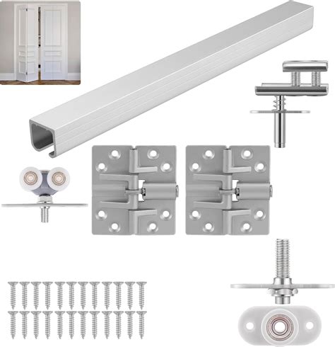 HBL' 1 Pack Bifold Door Hardware Kits, Bi-fold Door Hardware Set with ...