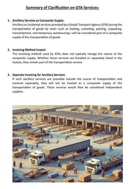 Whether loading/ unloading, packing, unpacking, transshipment, temporary warehousing etc ...