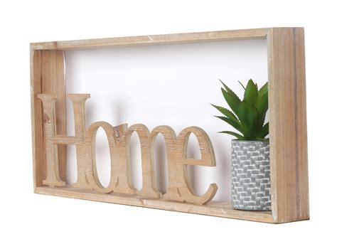 Home Wooden Wall Sign Wall Shelf Decor - Home Sign and Wooden Sign price