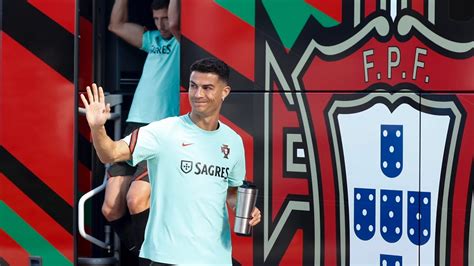 Cristiano Ronaldo and Portugal teammates train for World Cup qualifier ...