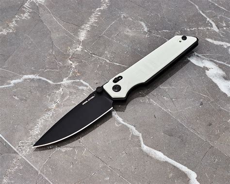 Real Steel Knives Sacra Slide Lock Folding Knife 3.25" K110 Black Drop ...