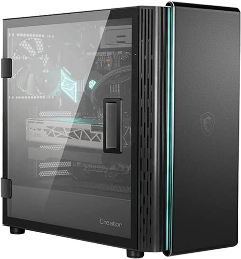 MSI Creator 400M Mid Tower Silent Computer Case - Black, 3X 140mm PWM