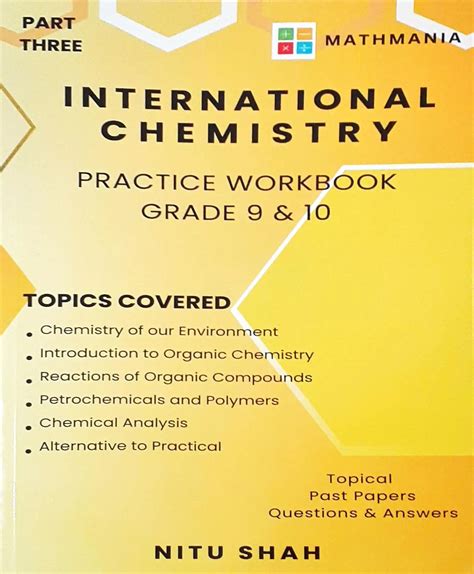 IGCSE Chemistry Part 3 (0620) Practice Workbook – Books and You