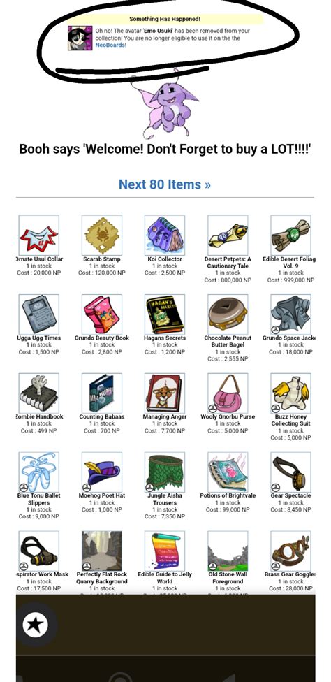 You can no longer use this avatar? : r/neopets