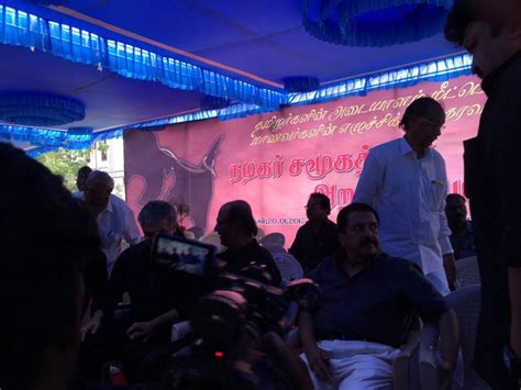 Rajinikanth at Nadigar Sangam Jallikattu protest - Photos,Images ...