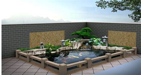 一位业主的庭院花园鱼池假山制作历程_池子
