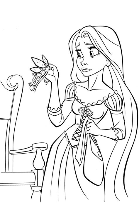 Rapunzel Color Pages to Print | Activity Shelter