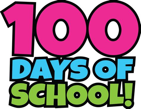 Transparent 100 Days Of School Clip Art - 100th Day Of School - Png ...