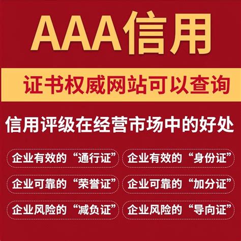 中国企业信用评定AAA认证_中联检检测
