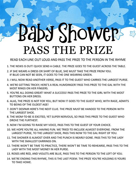 Fun Baby Shower Game Printable Baby Jesus