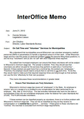 Sample Interoffice Memo Format 的图像结果