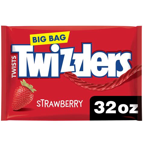 Buy TWIZZLERS Twists Strawberry Flavored Licorice Style, Halloween ...