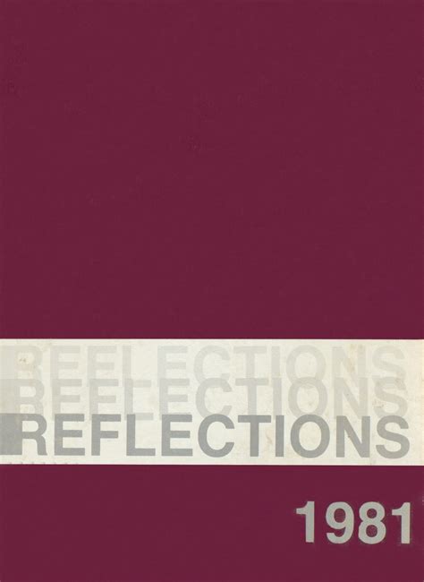 1981 yearbook from Dedham High School from Dedham, Massachusetts