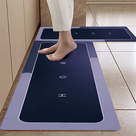 Cortina 2 Pcs Kitchen Mats, Waterproof Memory Foam Kitchen Rugs ...