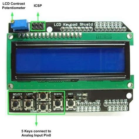 LCD-Display Controller Keypad Arduino 的图像结果