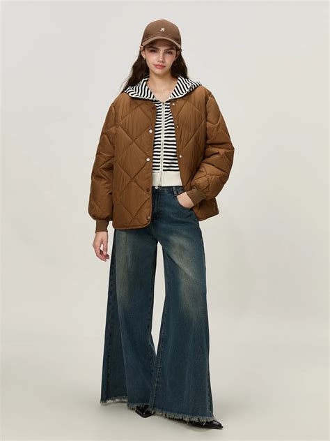Contrast Stitch Puffer Coat | Savana | Bestsellers