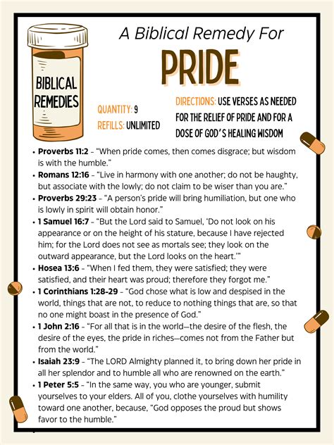 Bible Verses for Pride