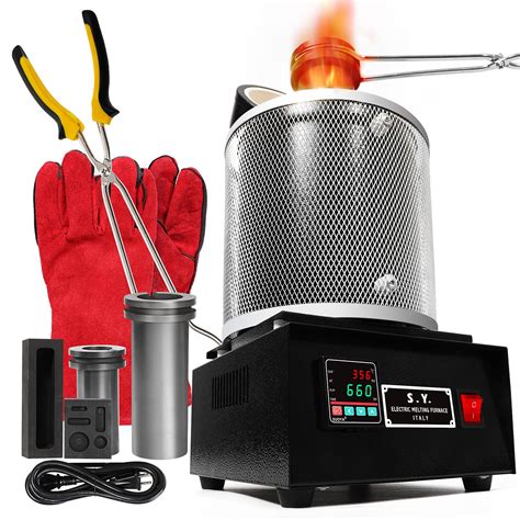 Amazon.com: 1+3Kg Electric Gold Melting Furnace, Used for Melting Waste ...