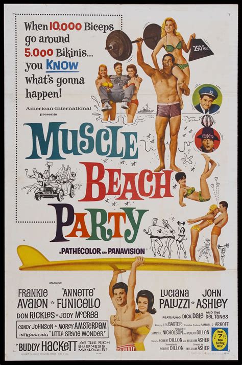 b-movie onesheets - Imgur | Muscle beach party, Muscle beach, Beach party
