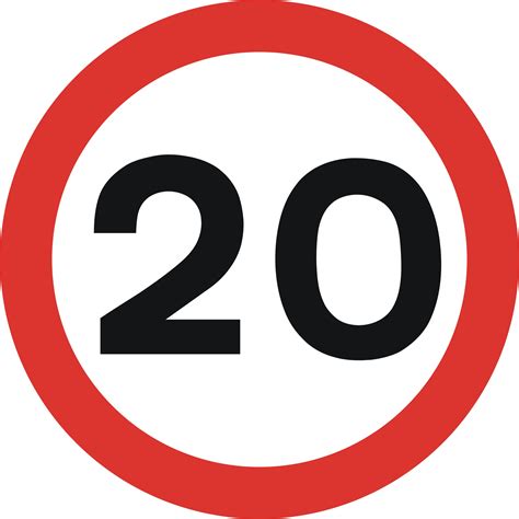 Speed Limit Road Signs