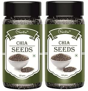 Nutrivue Raw Chia Seeds for Weight Loss with Omega 3,Calcium Rich ...