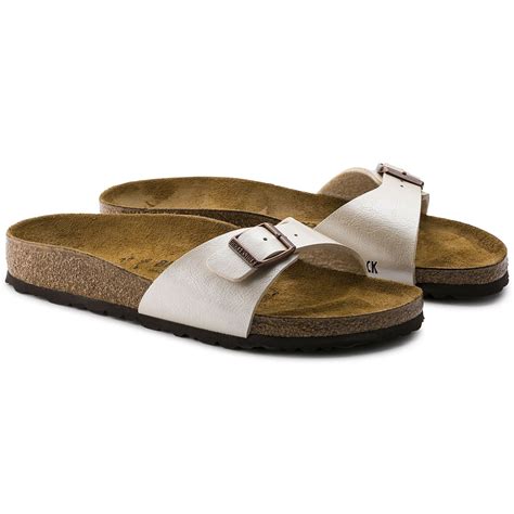 BIRKENSTOCK Madrid Birko-Flor Sandal - Graceful Pearl White