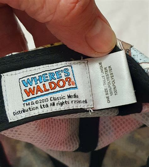 🔶️2013 WHERE'S WALDO WALLY SUPREME 5 PANEL CAP HAT O… - Gem