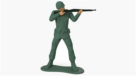 Miniature Toy Soldier Shooting Position 3D model | 3D Molier International