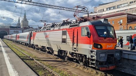 "Скоростной Липецк" - Электровоз ЭП20-079 с поездом №070 Москва-Липецк ...