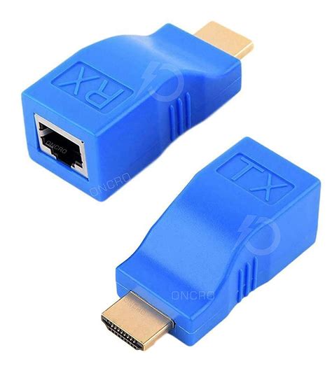 Techworld Terabyte HDMI Extender 20m to RJ45 LAN Ethernet Port 4k HDMI ...