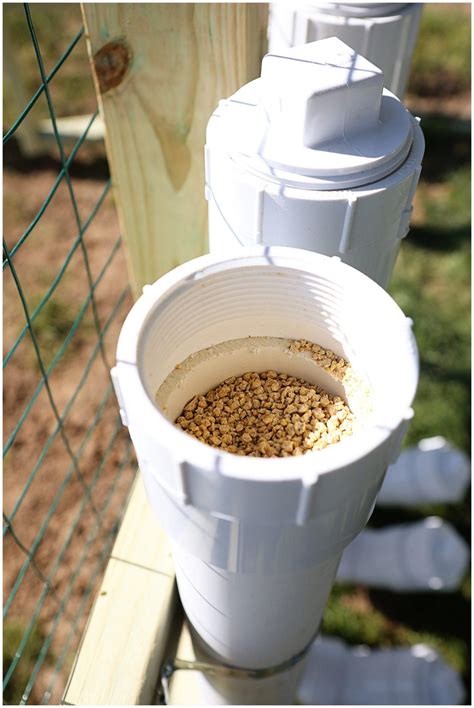 DIY Chicken Feeders From PVC - Sugar Maple Farmhouse