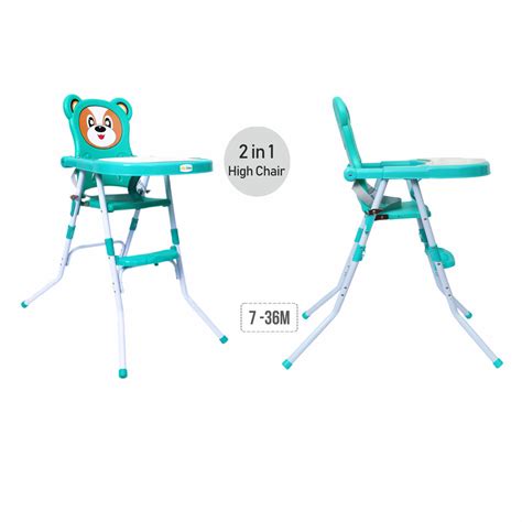 1st Step Convertible High Chair Cum Booster Seat-Blue