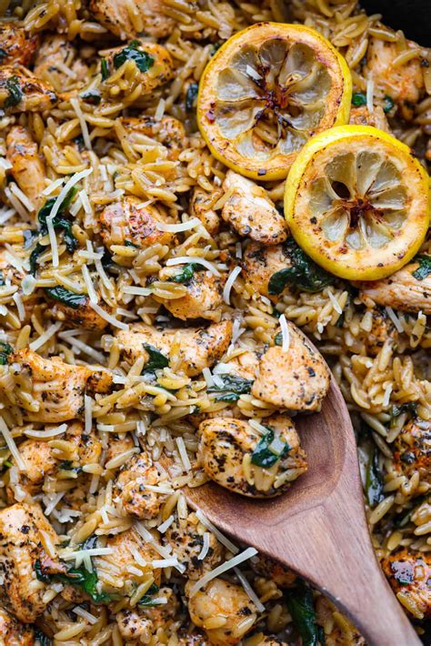One-Pan Lemon Chicken Orzo | The Recipe Critic