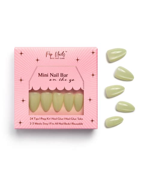 Green Cat Eye Press On Nails Stick On Nails Fake Nails Artificial Nails ...