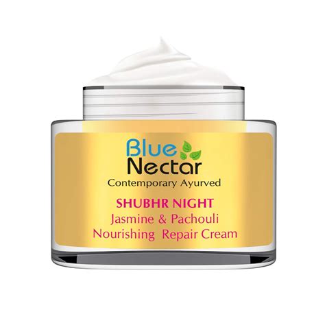 Blue Nectar Ayurvedic Anti Aging Night Cream for Men to reduce fine ...
