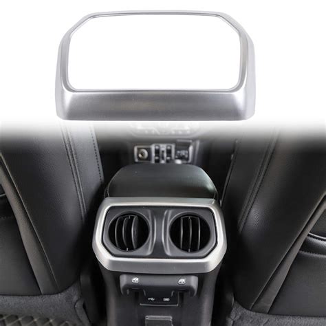 RT-TCZ Rear Back Seat Air Vents Decor Trim Cover Air-Condition Vent ...