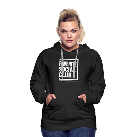 Ravenite Social Club Hoodie (Womens) - Cosa Nostra History