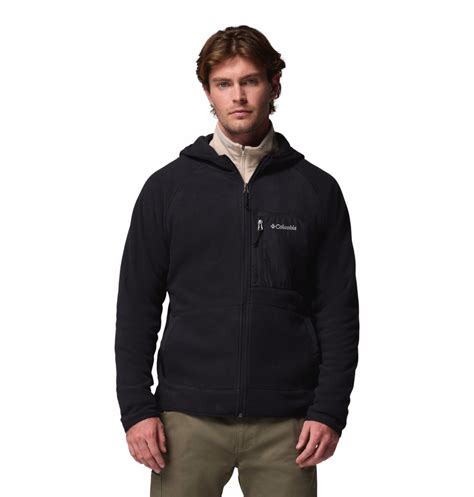Columbia Men Black Fast Trek Overlay Fleece Jacket – Chogori India ...