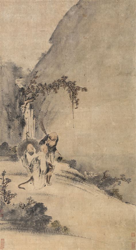 【降龙伏虎 立轴 设色纸本】拍卖品_图片_价格_鉴赏_绘画_雅昌艺术品拍卖网