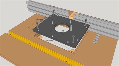 Image result for Homemade Router Table Insert Plate Material