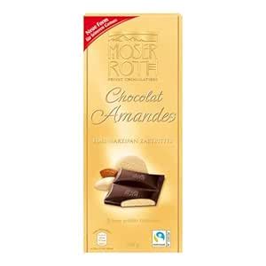 Moser Roth Chocolat Amandes Edel Marzipan Zartbitter 150g Imported ...