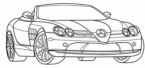 Printable Car Coloring Sheets