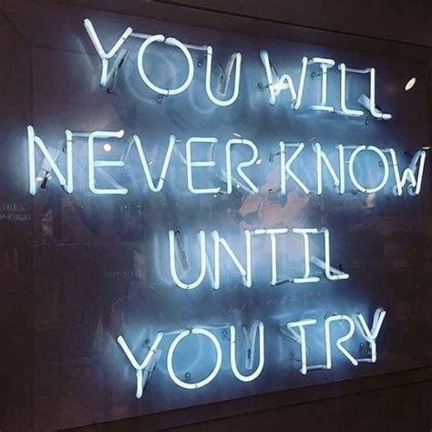 motivational neon light quotes
