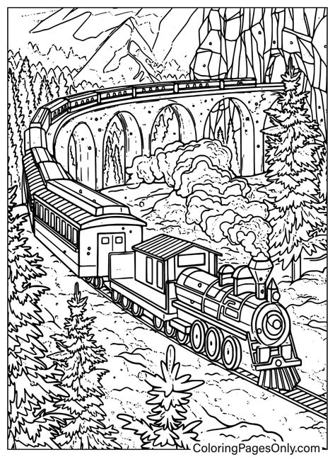 Polar Express Printable Coloring Pages [2025]