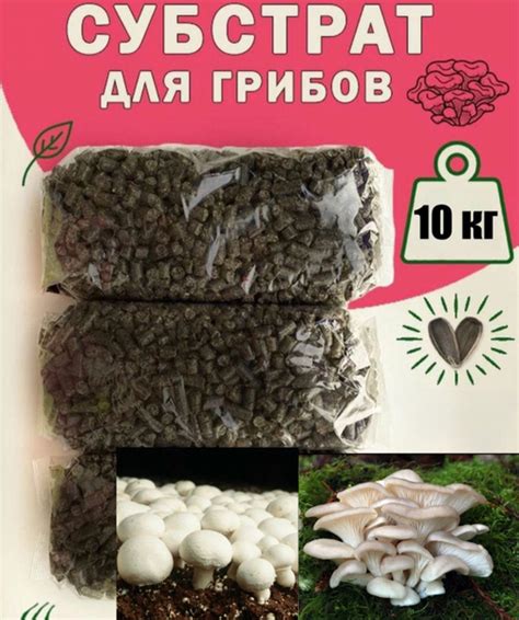 Грунт (субстрат) 10 кг (25 л) для выращивания грибов вешенка, опята из ...