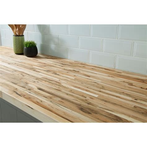 Nice Solid Maple Butcher Block Countertops 2 Island Kitchen Layout