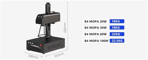 B4 30w Jpt Mopa Fiber Laser Engraving Machine With Rotary | Desertcart ...
