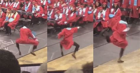 High school graduate's hilarious celebratory dance goes viral (VIDEO ...