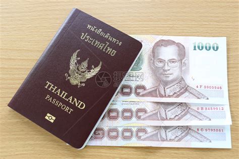 泰国钞票印在护照上高清图片下载-正版图片307075527-摄图网
